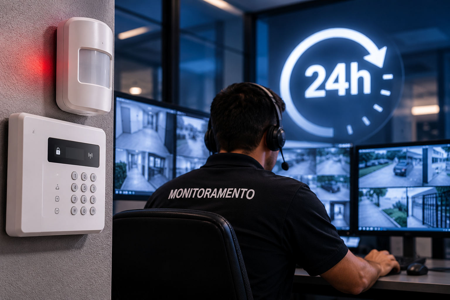 Como Funciona o Monitoramento de Alarmes 24h?